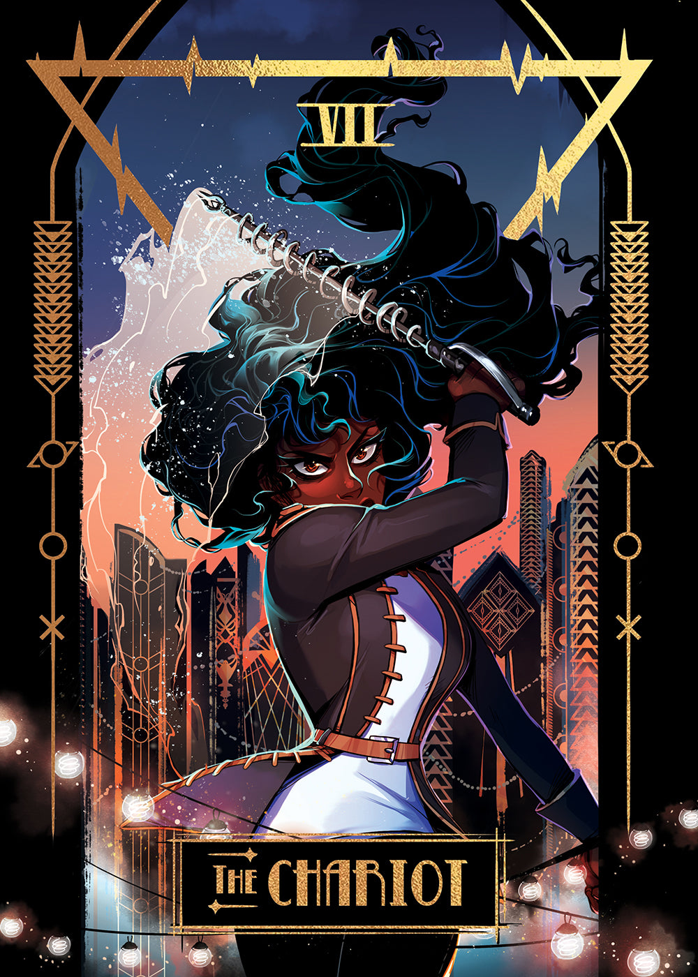 The Chariot Tarot Print