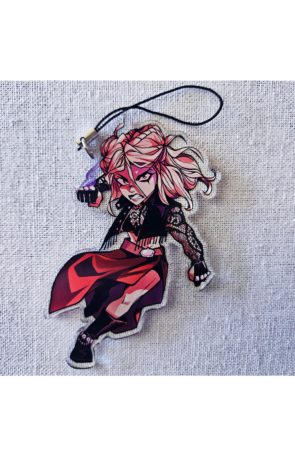 Dusty Acrylic Charm