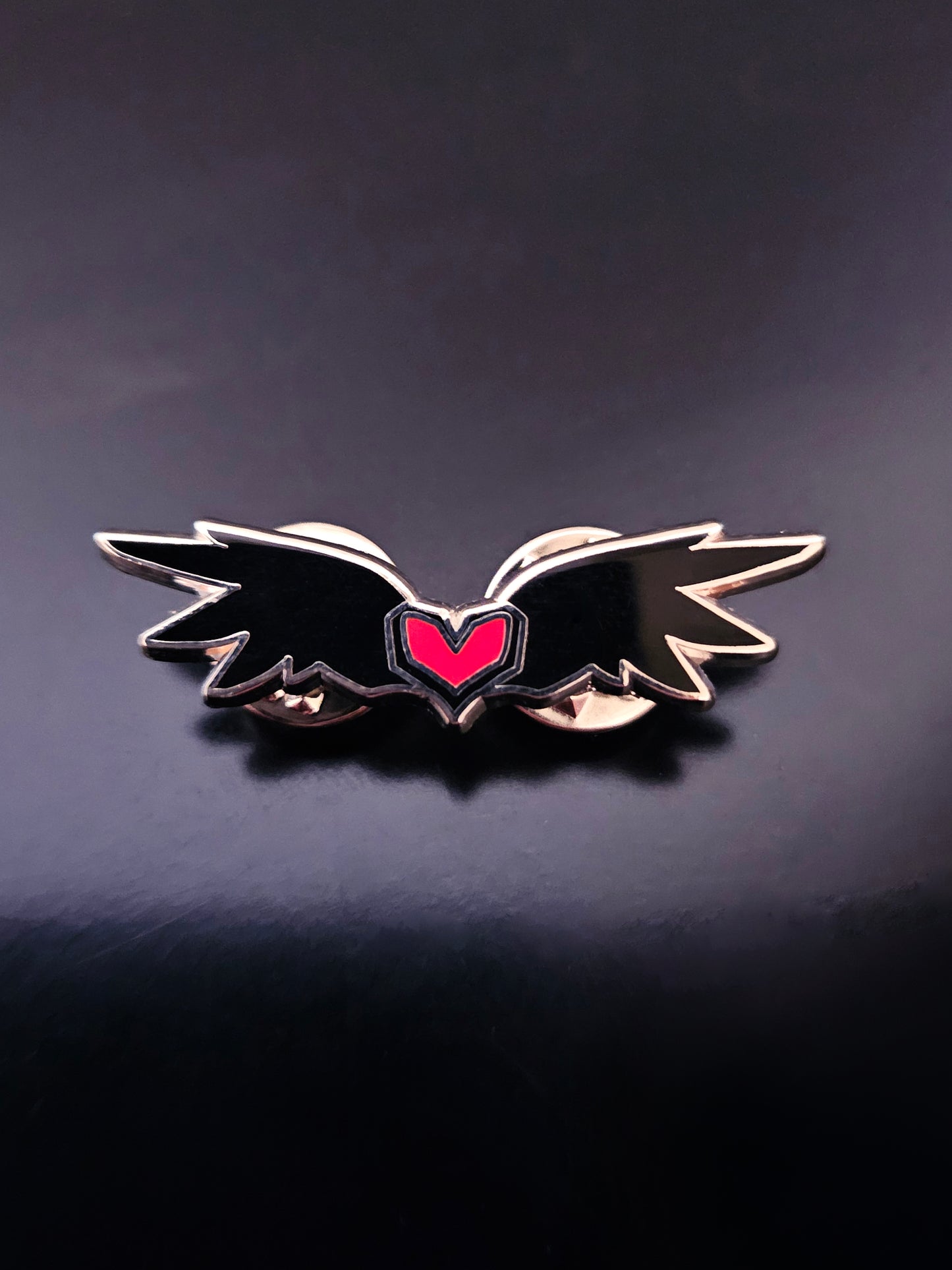 Heartwing Enamel Pin