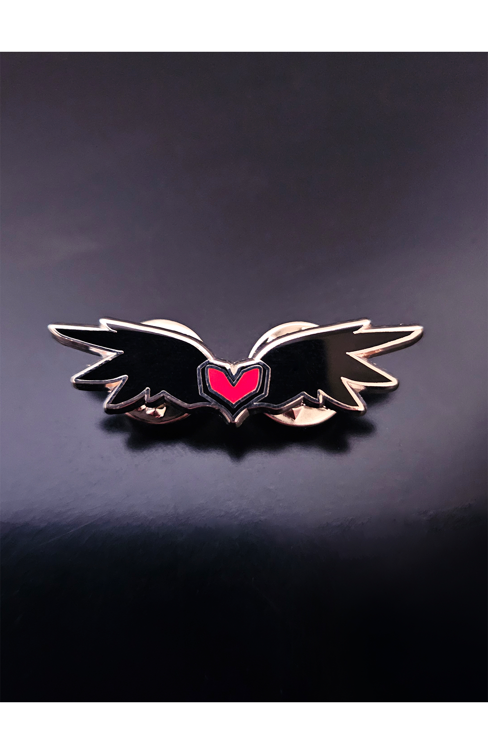 Heartwing Enamel Pin