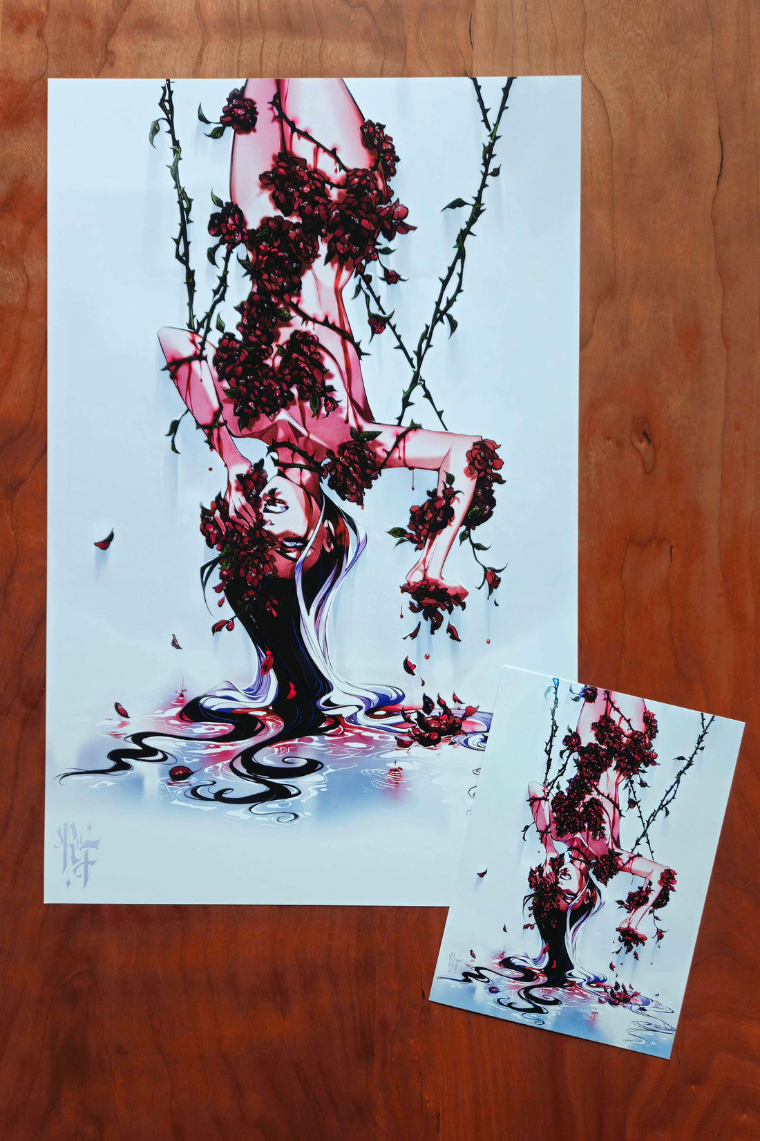 Dead Roses Print – rednflynn